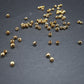 50 kleine Perlen 2,5mm, goldfarben, 10203