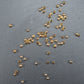 50 kleine Perlen 2,5mm, goldfarben, 10203