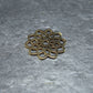 Verbinder Lotus Lotos, Edelstahl, goldfarben, 10279