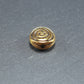5 Perlen, Spacer, Schnecke, antik goldfarben, 10244