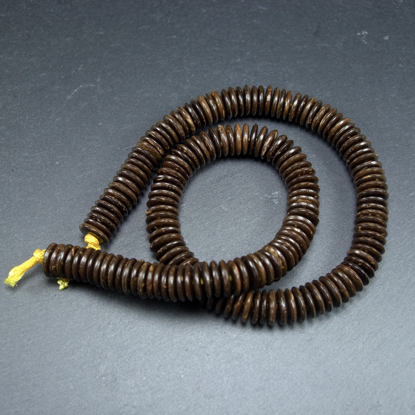 1 Strang Kokos Perlen, 8 mm, ca. 160 Stück, Armband selber machen, 10211