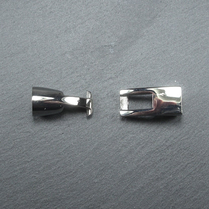 Verschluss Endkappe Edelstahl für 6 mm Band, 10324