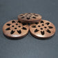 5 Knöpfe Holz, 25 mm, Holzknöpfe, Jackenknöpfe, Pullover, 10350