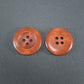 5 Knöpfe Holz, 25 mm, Holzknöpfe, Jackenknöpfe, Pullover, 10373