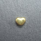 50 mini Perlen Herz, antik goldfarben, 10417