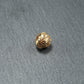 2 zauberhafte Lotos Perlen, 6 x 5 mm, 24 K Gold, 10453