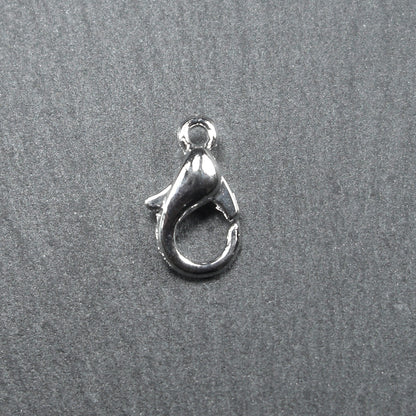 20 Karabiner 10 x 6 mm, platinfarben, Verschluss, 10502