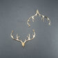 Verbinder, Geweih, Messing, 24 Karat vergoldet, 10477
