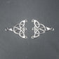 2 Verbinder Keltischer Knoten, Trinity, Triqueta, antik silberfarben, 10525