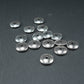 10 Spacer Perlen, Linsen, Donuts silberfarben, 10598