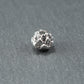 1 zauberhafte Lotos Perle, 6 x 5 mm, silberfarben, 10603