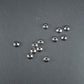 5 Spacer Perlen, Rondell, schlicht, Edelstahl, 10631