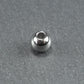 5 kleine runde Edelstahl Perlen 4 mm, 10635