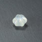 10 süße Glas Perlen 10 mm, geriffelt, Blume, Blüte, 10560