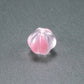 5 süße Glas Perlen 11 mm, Kürbis, rosa, 10554