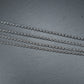3 mm Edelstahlkette, Rolokette, Meterware, 10661