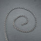 3 mm Edelstahlkette, Rolokette, Meterware, 10661