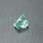 5 Glas Perlen 8 x 6 mm, Blume, Blüte, grün, 10543