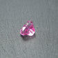5 Glas Perlen 8 x 6 mm, Blume, Blüte, pink, 10544