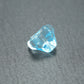 5 Glas Perlen 8 x 6 mm, Blume, Blüte, hellblau, 10541