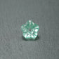 5 Glas Perlen 8 x 6 mm, Blume, Blüte, grün, 10543