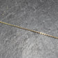 0,5 Meter 0,9 x 1,2 mm Ankerkette, Messing, 18k vergoldet, 10720