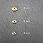 Spacer Perlen, Linse, schlicht, Edelstahl goldfarben, 10593