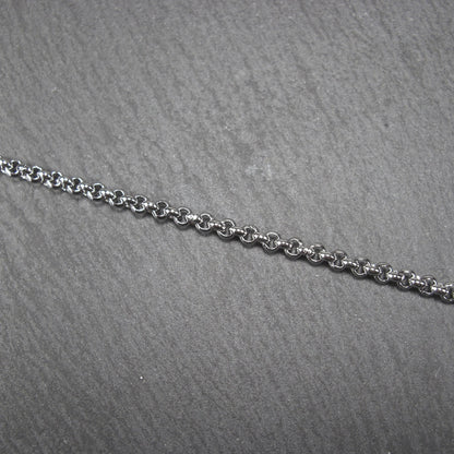 2,5 mm Edelstahlkette, 1 Meter, Rolokette, 10624