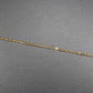 Feine Ankerkette 2 x 3 mm, Meterware, goldfarben, Eisen, 10738