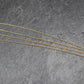 0,5 Meter 0,9 x 1,2 mm Ankerkette, Messing, 18k vergoldet, 10720