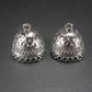 2 große Jhumka Anhänger, antik silberfarben, 10799