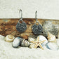 Ohrringe, Ohrhänger, floral, boho, recyceltes 925 Sterling Silber, 40118