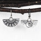 Ohrringe, Ohrhänger, floral, boho, recyceltes 925 Sterling Silber, 40115
