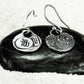 Ohrringe, Ohrhänger, floral, boho, recyceltes 925 Sterling Silber, 40118
