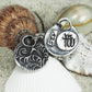 Ohrringe, Ohrhänger, floral, boho, recyceltes 925 Sterling Silber, 40118
