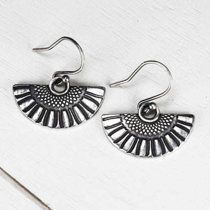 Ohrringe, Ohrhänger, floral, boho, recyceltes 925 Sterling Silber, 40115